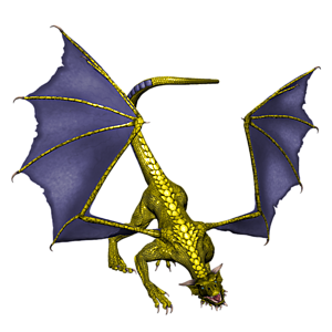 <b>Mystakemi</b> ist ein jugendlicher Drache. Gutes Training bereitet den jungen Drachen optimal auf seine Aufgaben in der Arena vor.